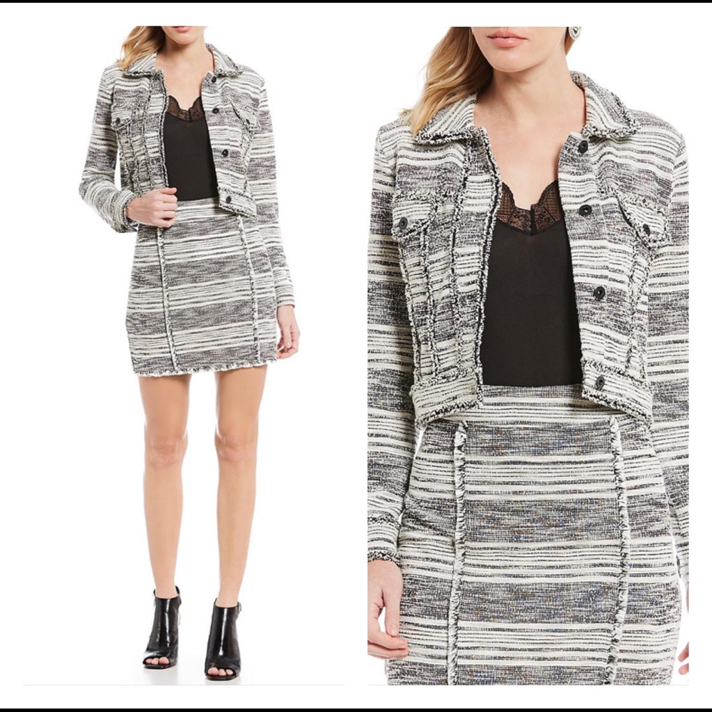 1.State Tweed Jacket